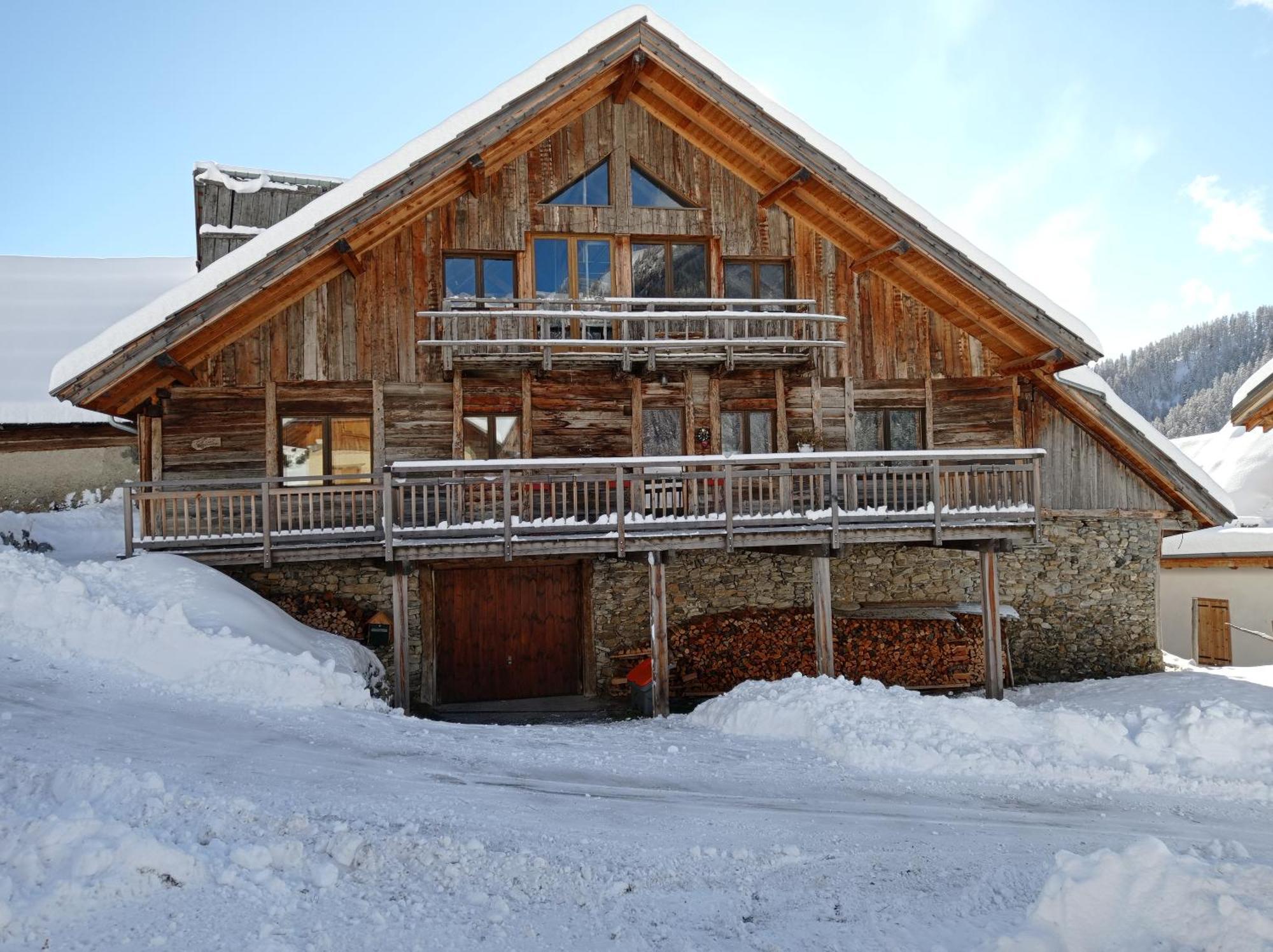 Appartement Chalet Hameau De Souliers - Queyras Chateau-Ville-Vieille ภายนอก รูปภาพ